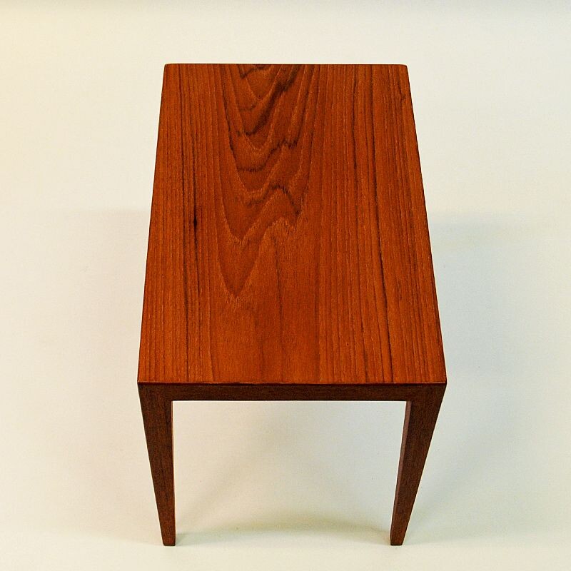 Pair of Severin Hansen's Vintage Danish Teak Side Tables, 1950