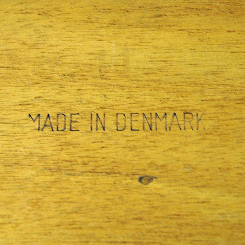 Paire de tables d'appoint en teck danois vintage de Severin Hansen, 1950