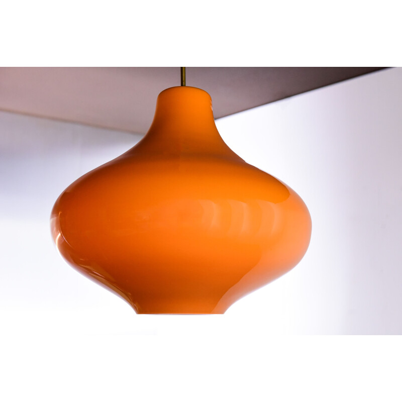 Vintage Hanging lamp Cipolla by Massimo Vignelli