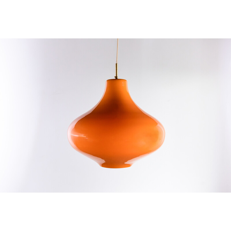 Vintage Hanging lamp Cipolla by Massimo Vignelli