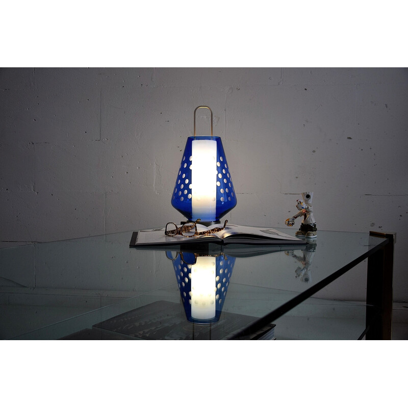 Lampe de table vintage de Barovier & Toso de Murano, Venise, Italie