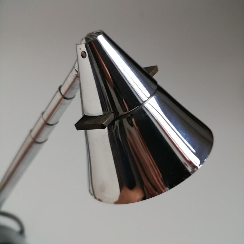 Vintage telescopic desk lamp by Targetti, 1970