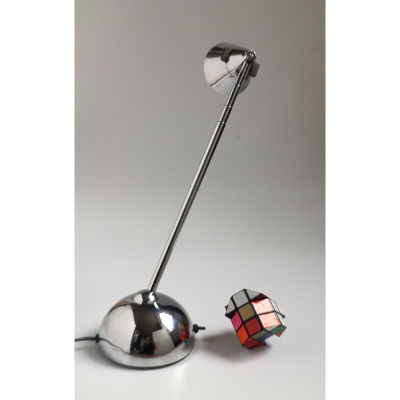 Vintage telescopic desk lamp by Targetti, 1970