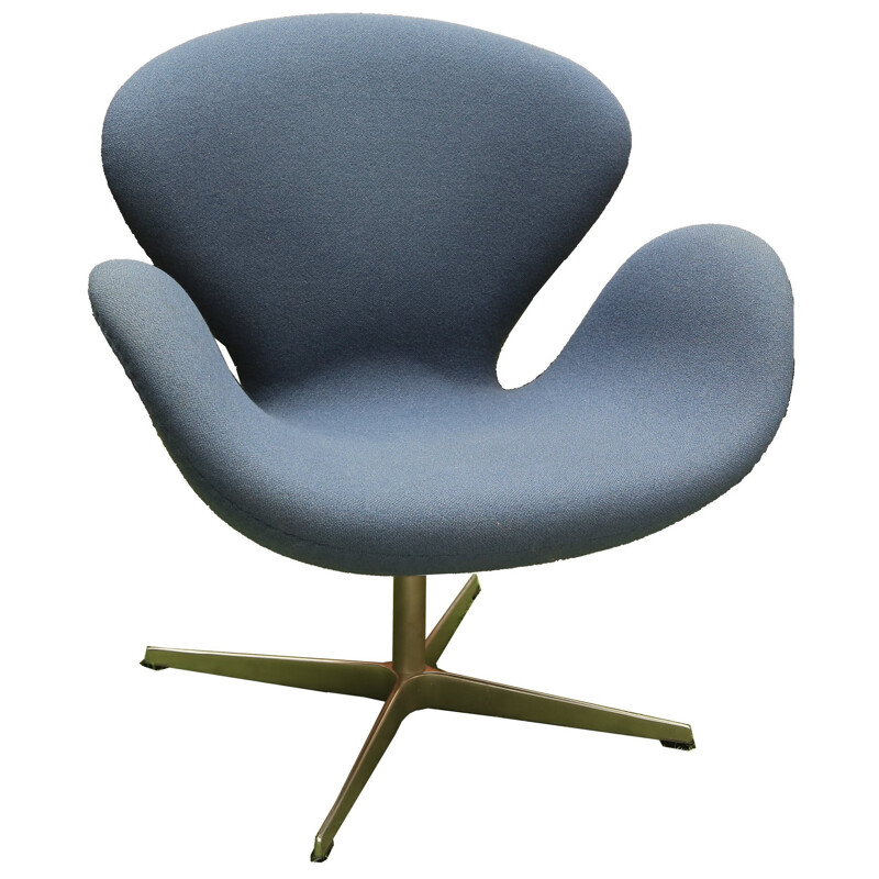 Navy blue "Swan" armchair, Arne JACOBSEN - 2000