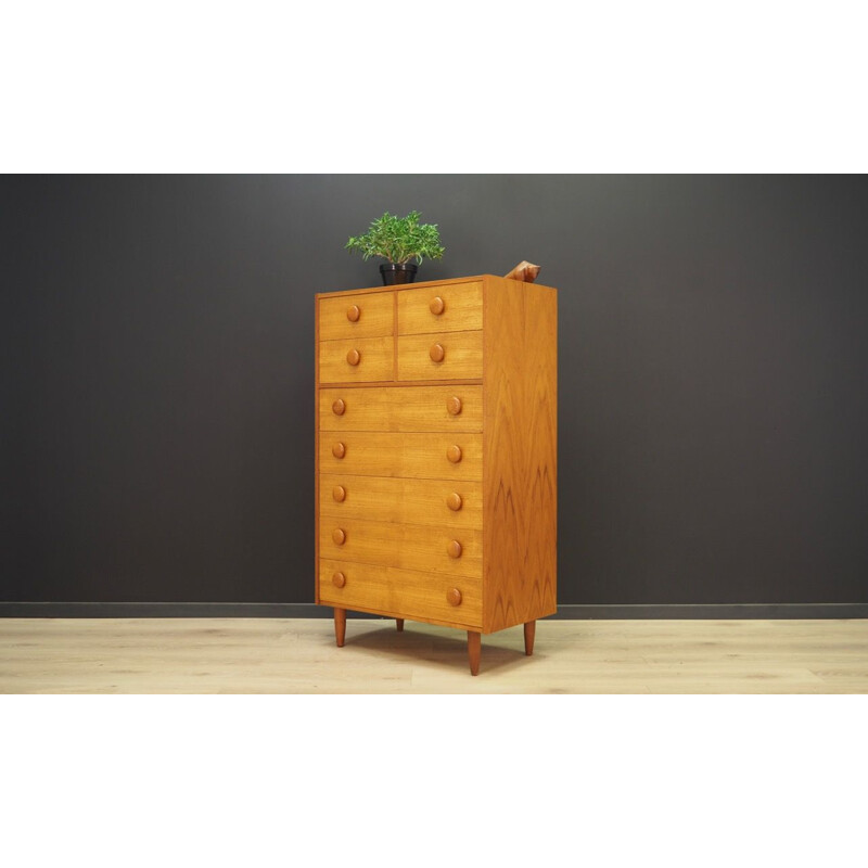 Vintage chest of drawers in teak, 1960s