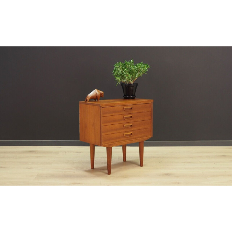 Vintage chest of drawers in teak, 1960s