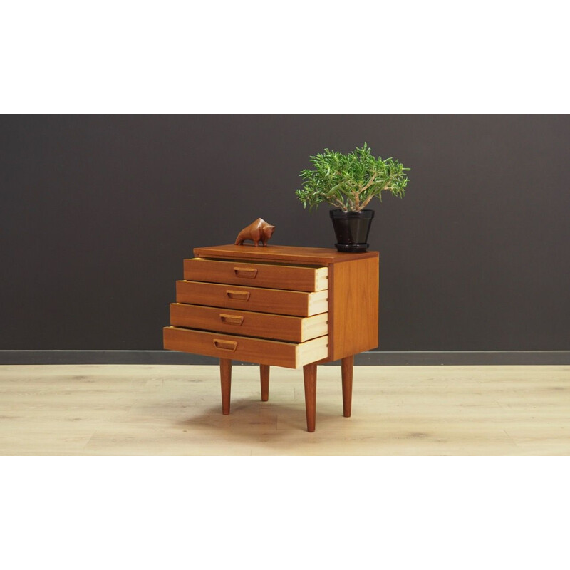 Vintage chest of drawers in teak, 1960s