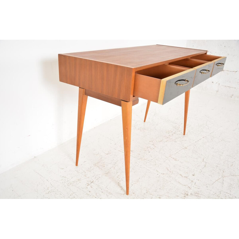 Bureau console vintage scandinave 1960