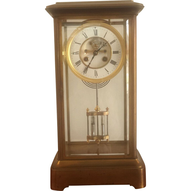 Relógio de latão Vintage Samuel Marti, 1900