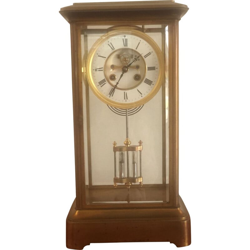 Reloj vintage de latón Samuel Marti, 1900