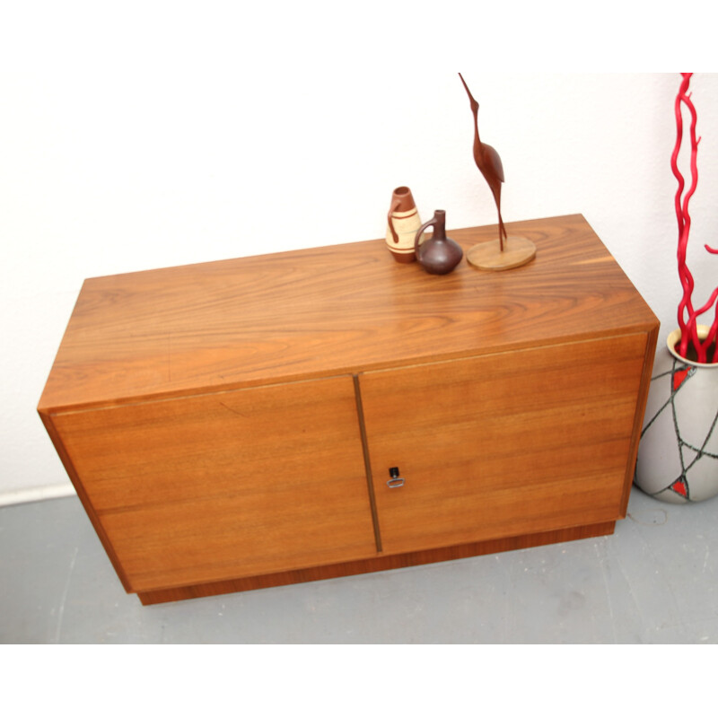 German sideboard in teak and walnut wood - 1960s