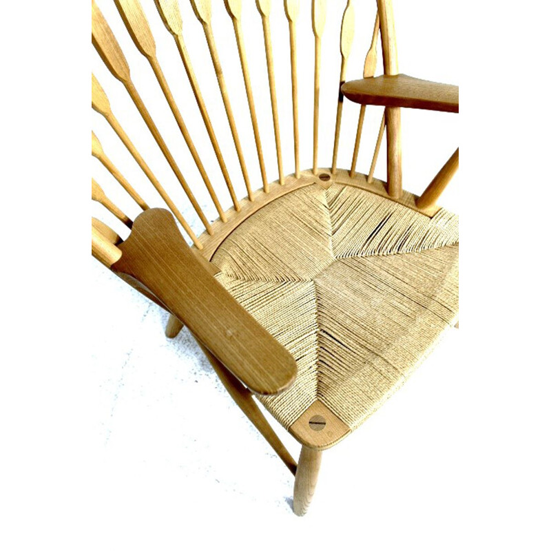 Vintage armchair 'Peacock' JH 550, Hans J. Wegner, Johannes Hansen, 1960