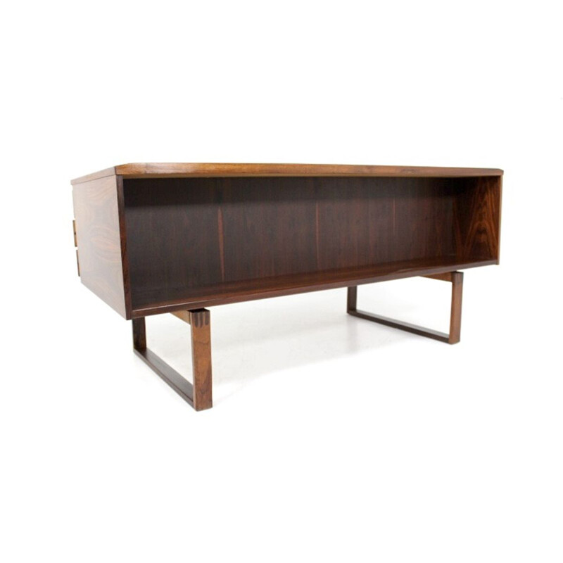 Vintage rosewood desk, Thorben Valeur and Henning Jensen, Denmark, 1960