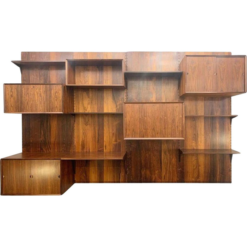 Vintage wall unit by Poul Cadovius - Denmark 1960