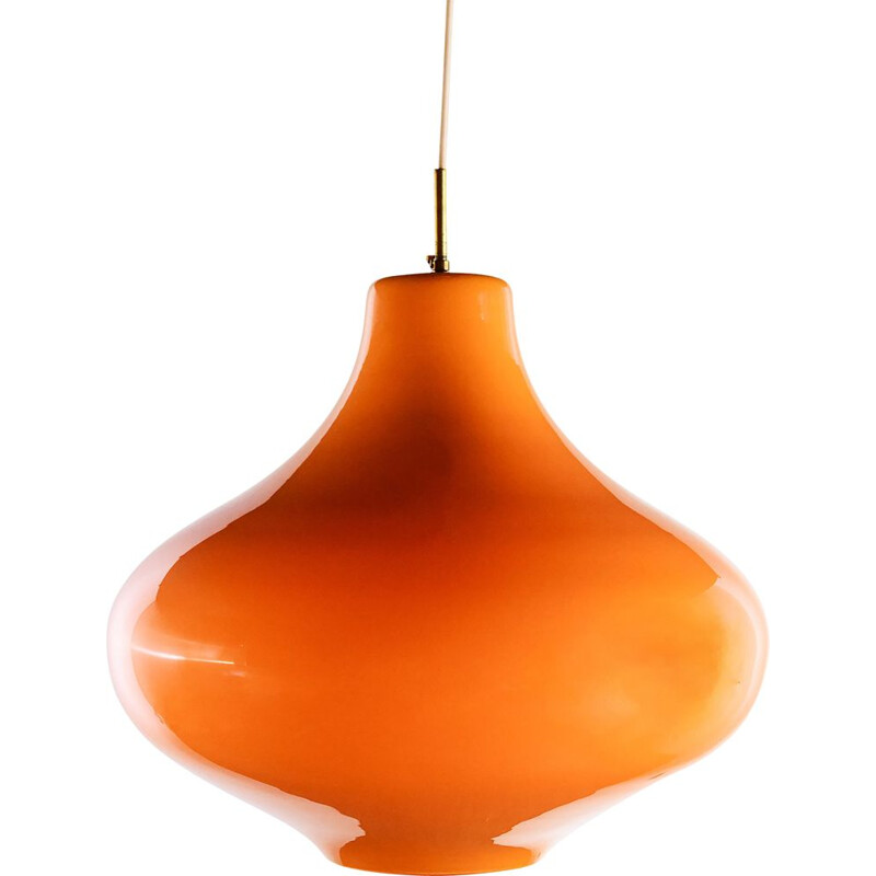 Vintage Hanging lamp Cipolla by Massimo Vignelli