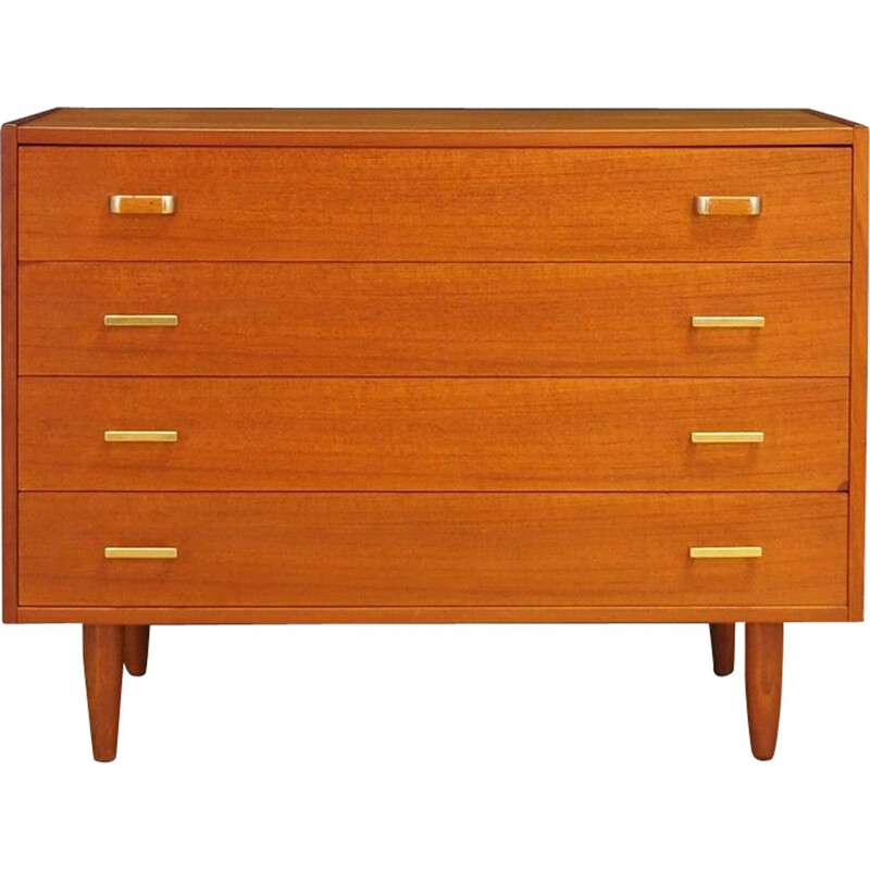 Vintage teak chest of drawers danish 1960s