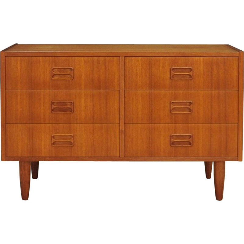 Vintage Scandinavian chest of drawers in teck, 1960s