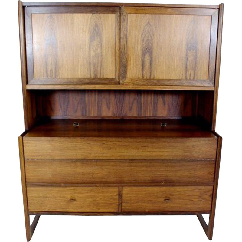 Vintage secretary in rosewood, Denmark 1960