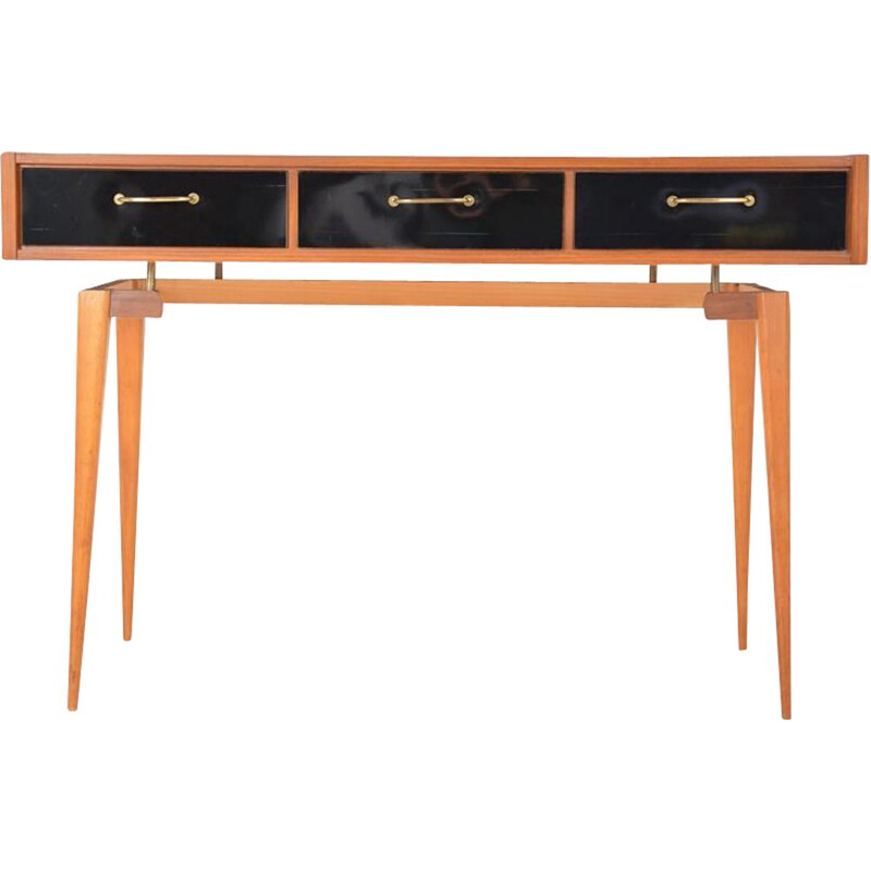 Bureau console vintage scandinave 1960