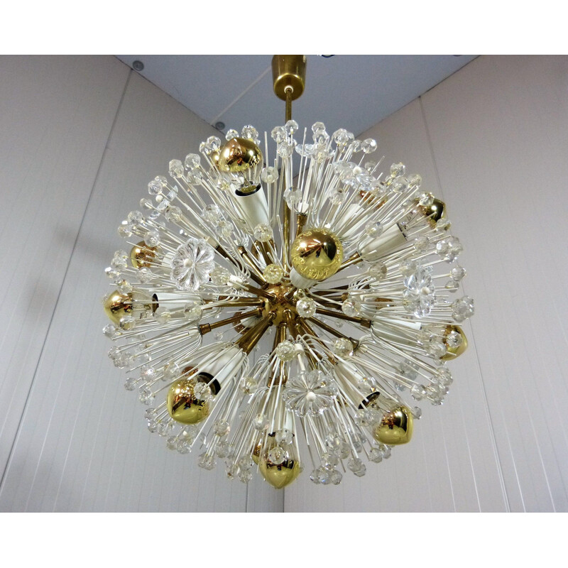 Vintage Chandelier by Emil Stejnar for Rupert Nikoll, Austria 1950