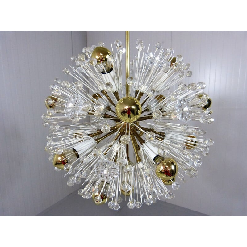 Vintage Chandelier by Emil Stejnar for Rupert Nikoll, Austria 1950