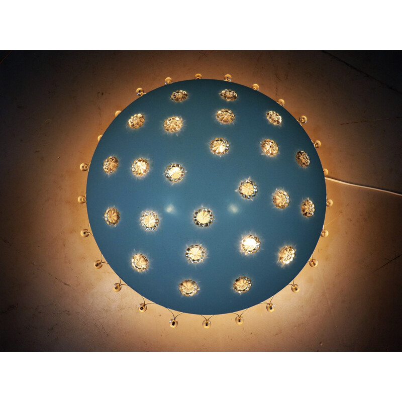 Large vintage ceiling lamp by Emil Stejnar for Rupert Nikoll, Austria 1950