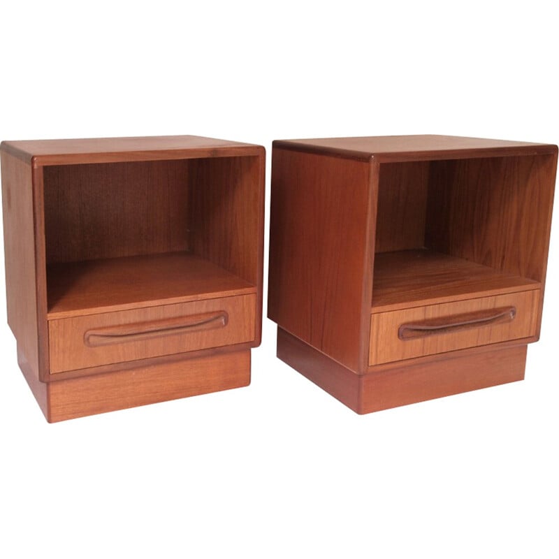 G-Plan pair of night stand tables, Ib KOFOD-LARSEN - 1960s