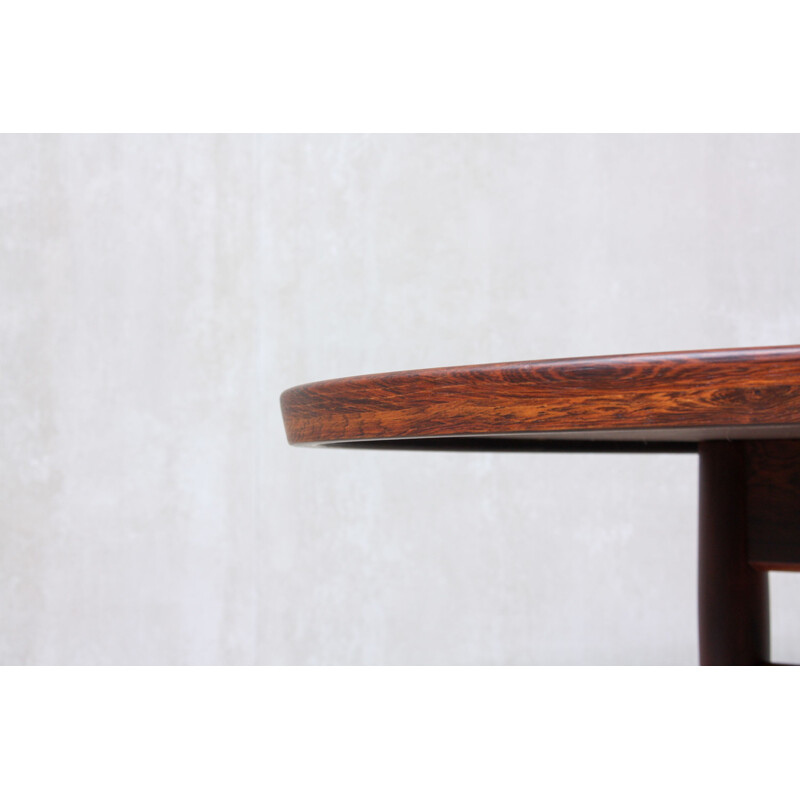 Vintage Dining Table by Arne Vodder for Sibast, Danish Rosewood Model 212 1960s