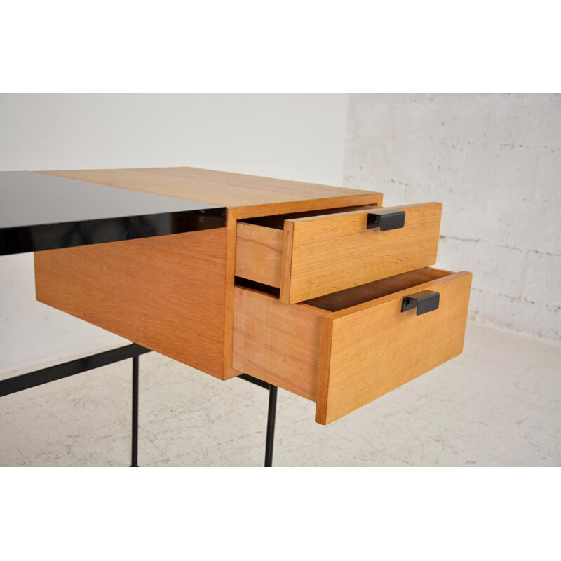 Vintage desk 'CM 141' by French Pierre Paulin 1950