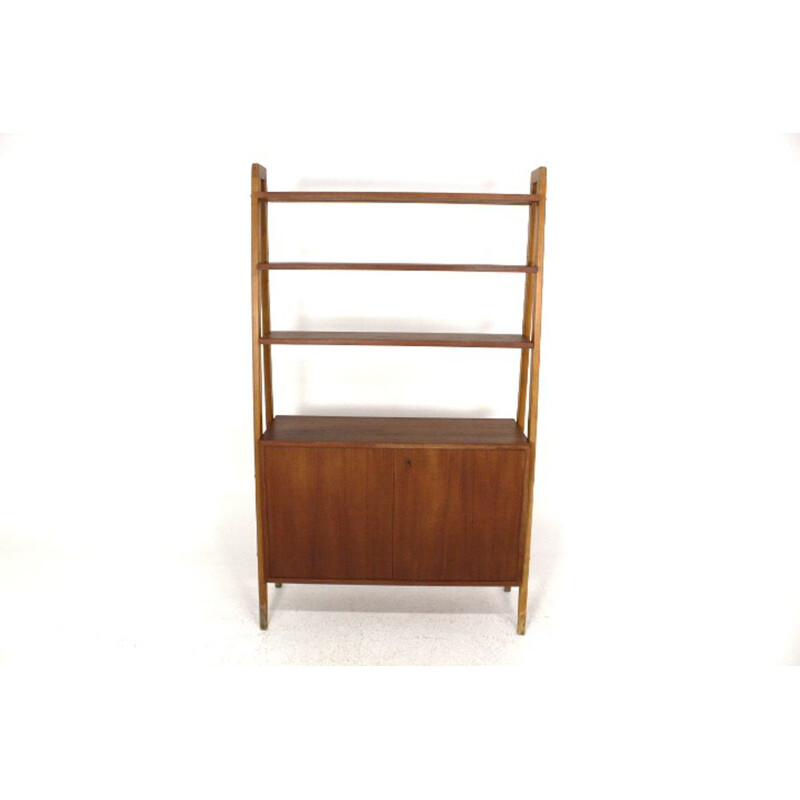 Vintage hanging pedestal bookcase, Sweden, 1960