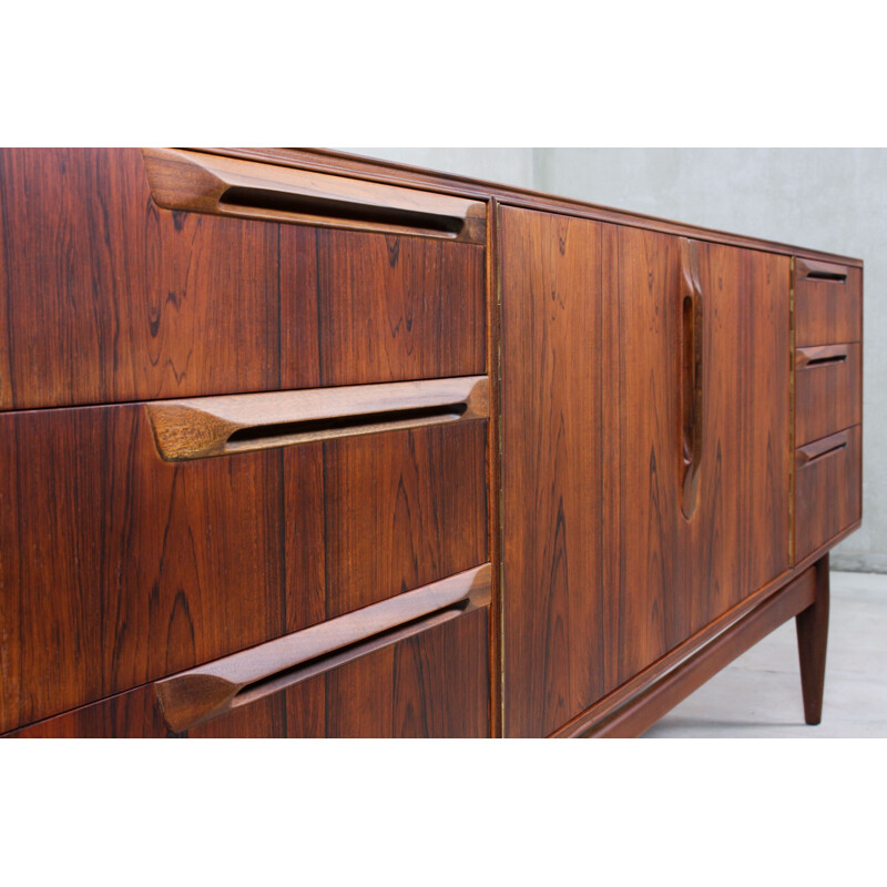 Vintage British Rosewood Sideboard from McIntosh, 1960s