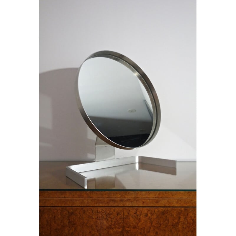 Miroir vintage orientable par Guy Lefevre 1970