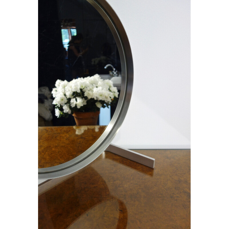 Miroir vintage orientable par Guy Lefevre 1970