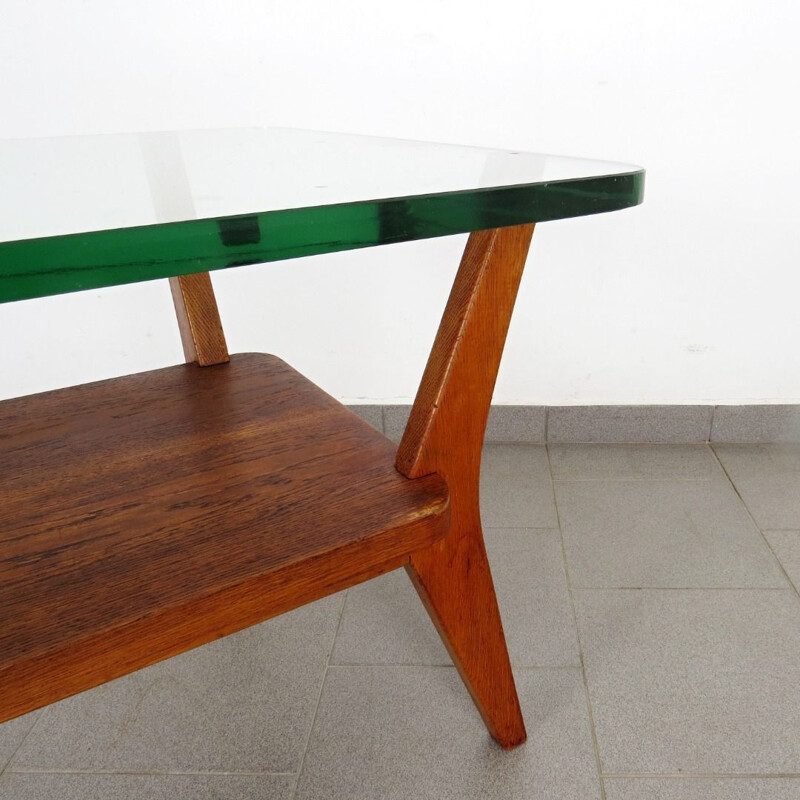 Vintage Conference table by Jan Vanek  Czechoslovakia 1950s