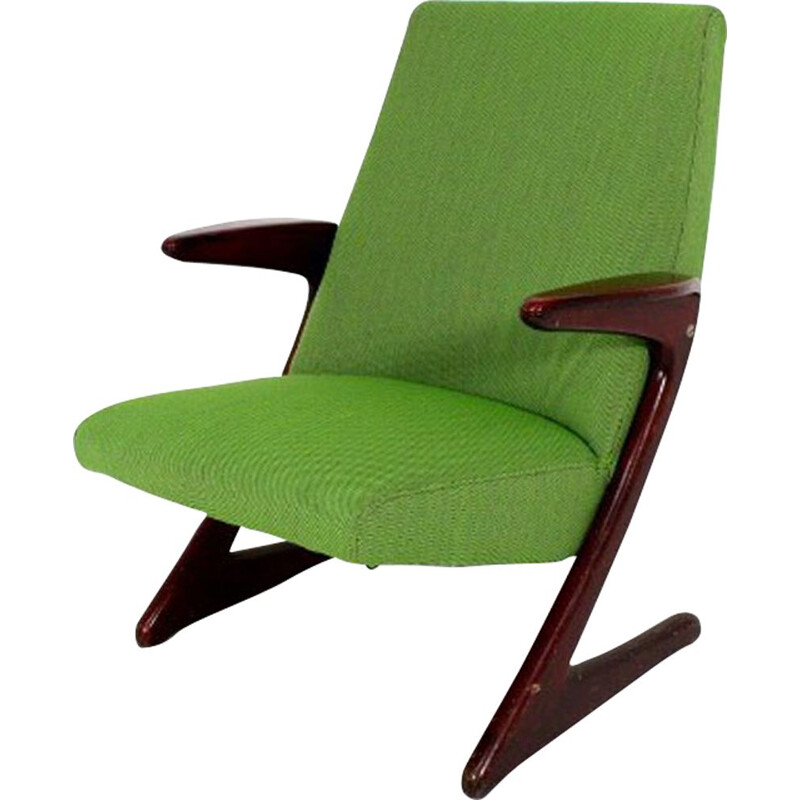 Vintage Triva armchair 'Fauteuil Z' by Bengt Ruda for Nordiska Kompaniet Swedish 1950