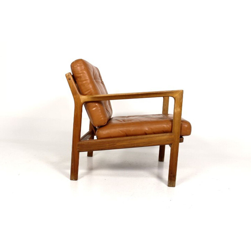 Vintage teak armchair, Karl Erik Ekselius, Sweden, 1960