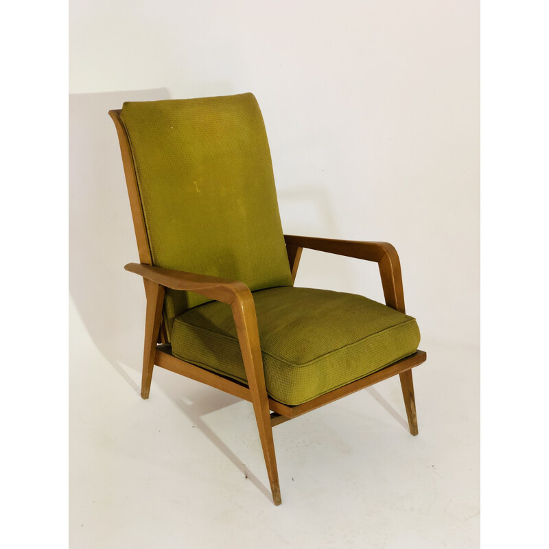 Vintage armchair by Etienne Henri Martin 