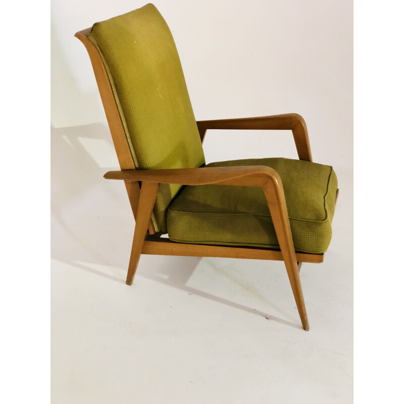 Vintage armchair by Etienne Henri Martin 