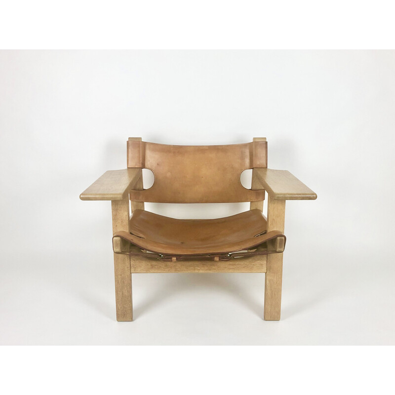 Vintage armchair by Borge Mogensen for Spanish Fredericia 1958