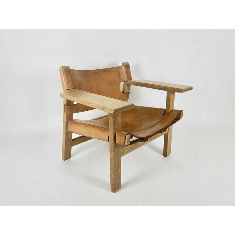 Vintage armchair by Borge Mogensen for Spanish Fredericia 1958