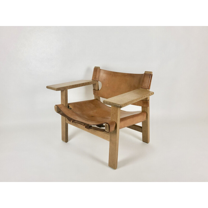 Vintage armchair by Borge Mogensen for Spanish Fredericia 1958