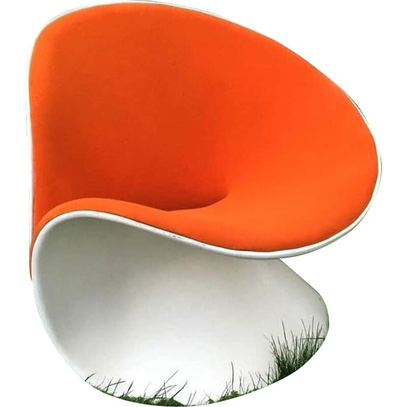 Vintage 'Girolle' armchair by Jean Pierre Laporte published by Thonet in 1969