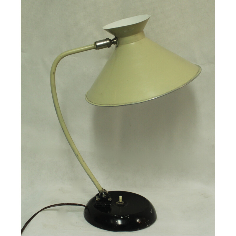 Lampe de bureau "Diabolo" en métal - 1950
