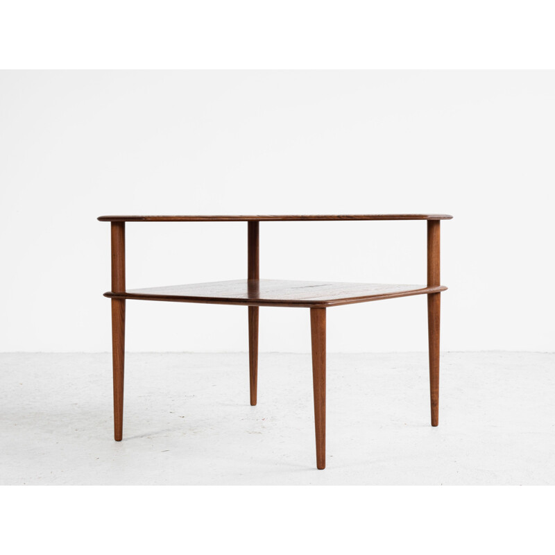 Midcentury Corner Table in Teak by Hvidt & Molgaard for Cado 1960s