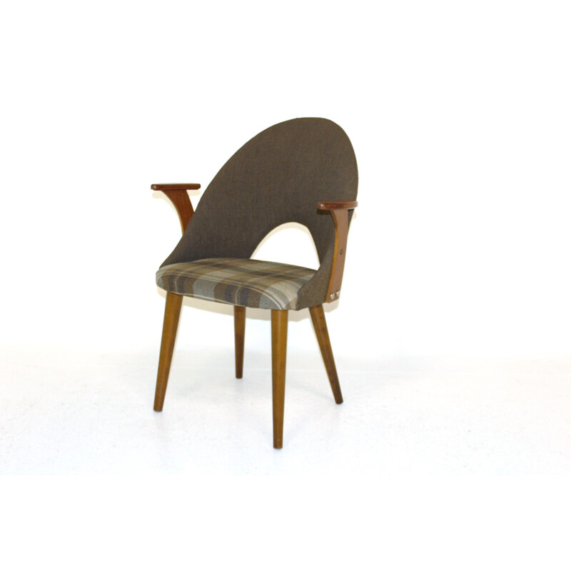 Fauteuil vintage Coquille Suède, 1950