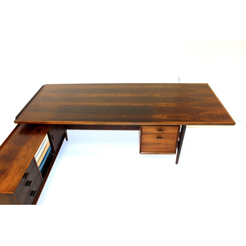 Vintage rosewood desk, Arne Vodder, Denmark, 1960