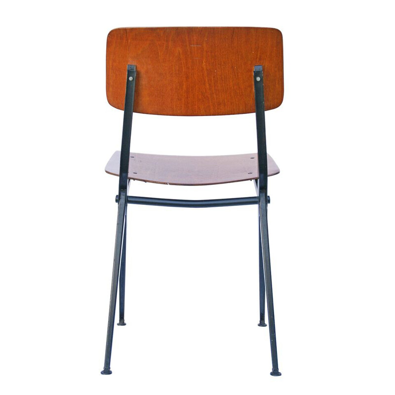 Marko chair in steel and plywood - 1960s