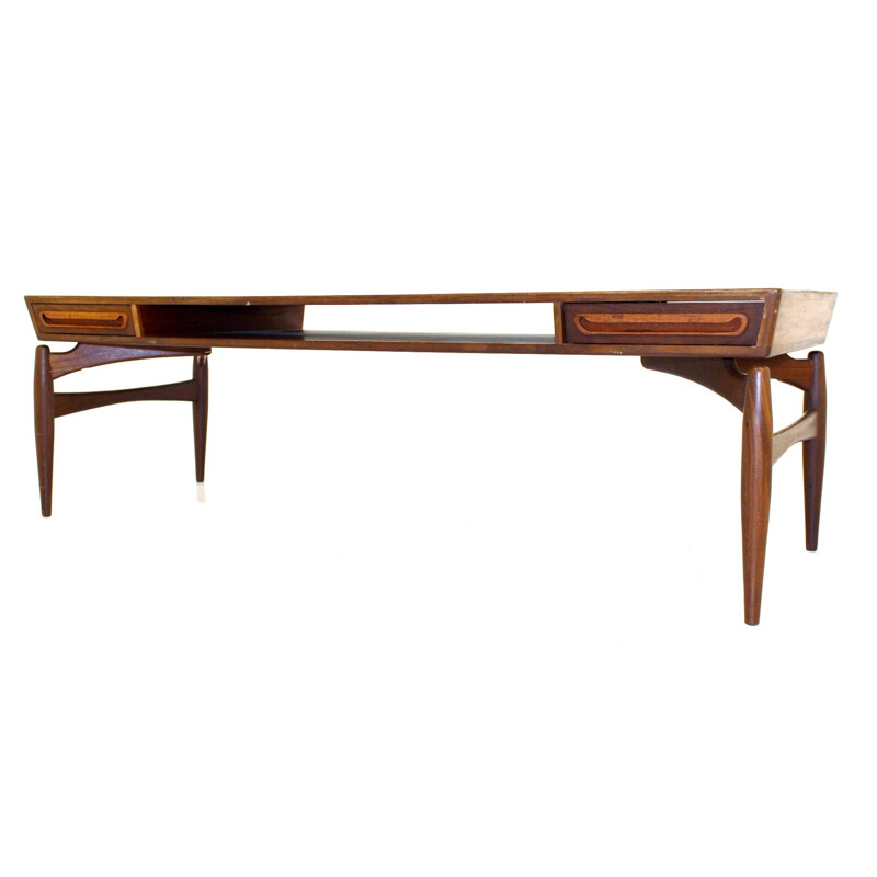 Scandinavian vintage coffee table by Johannes Andersen Sweden, 1960