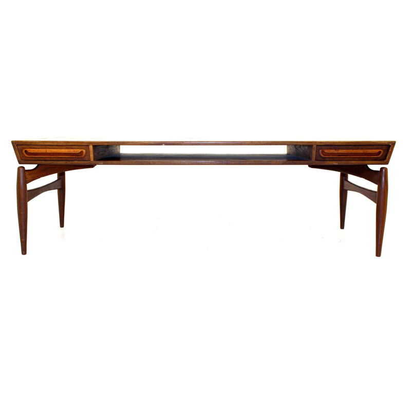 Scandinavian vintage coffee table by Johannes Andersen Sweden, 1960