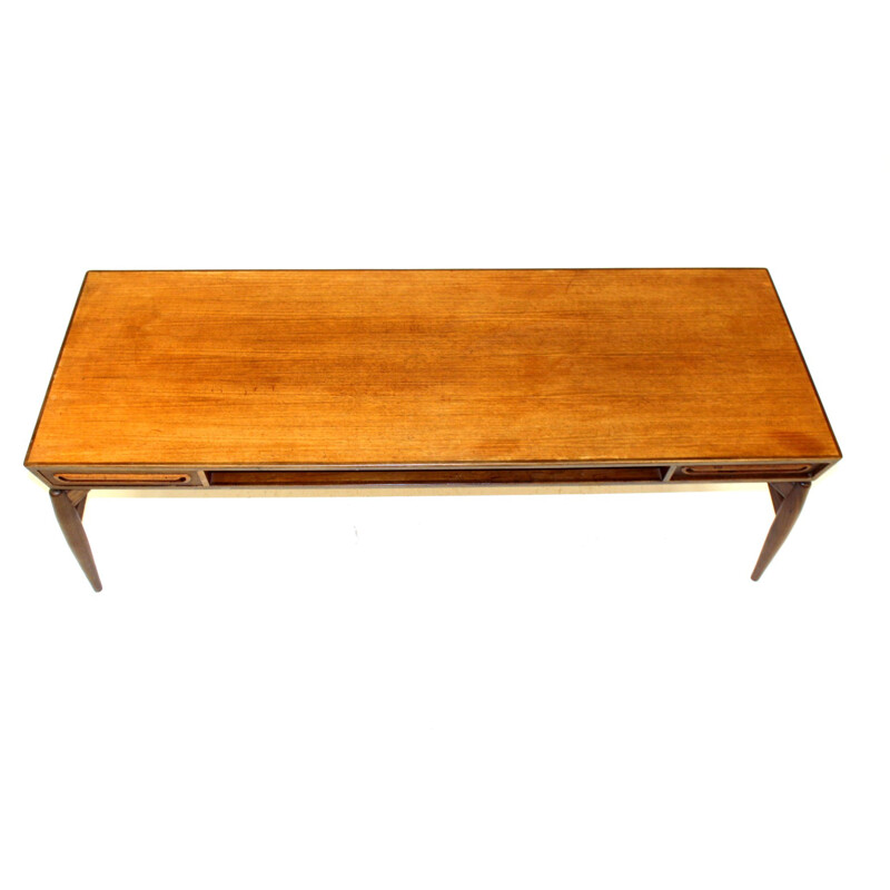 Scandinavian vintage coffee table by Johannes Andersen Sweden, 1960